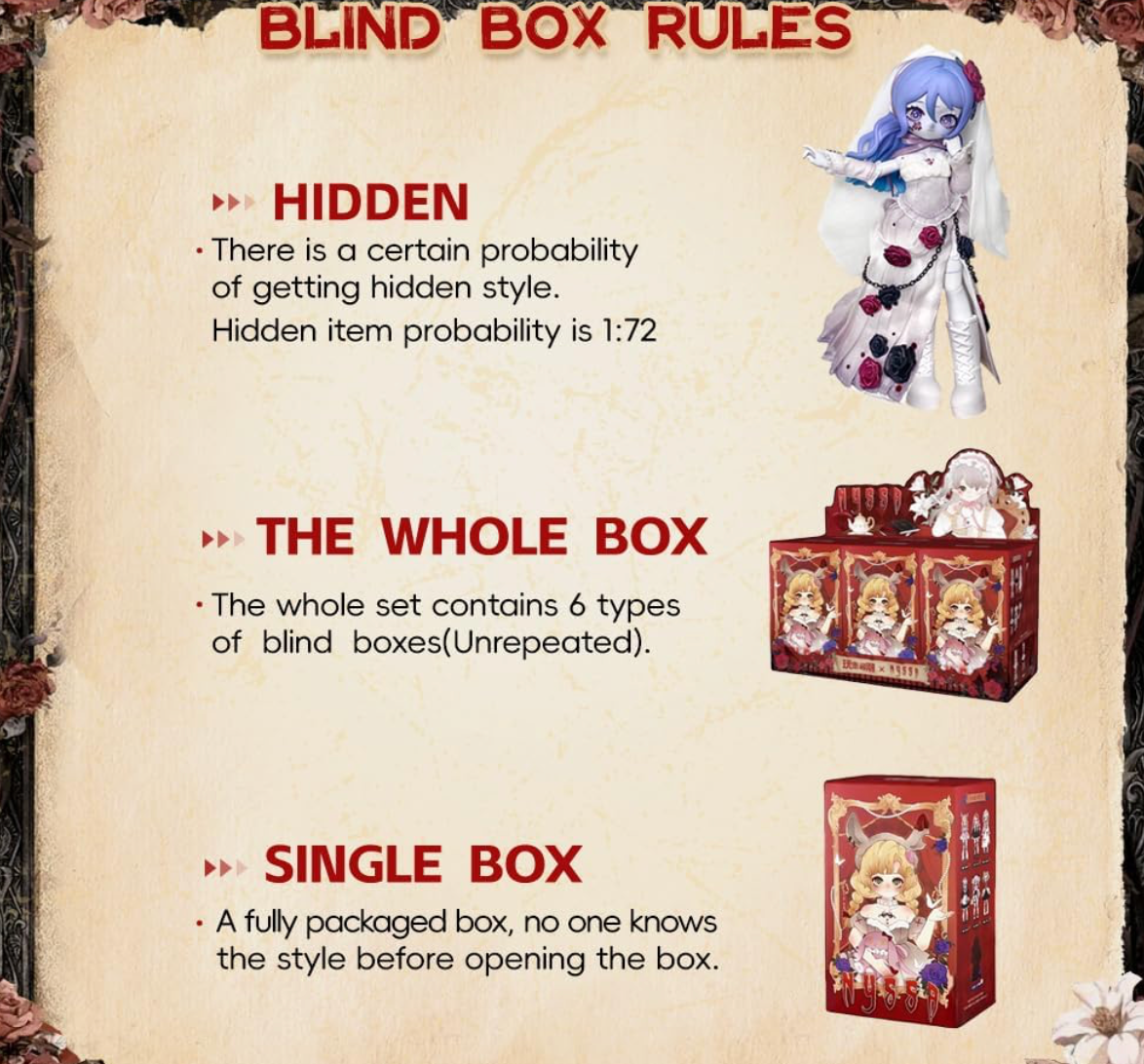 Nyssa Bizarre Nightmare Series ActionAnime Figure BJD Doll Toys