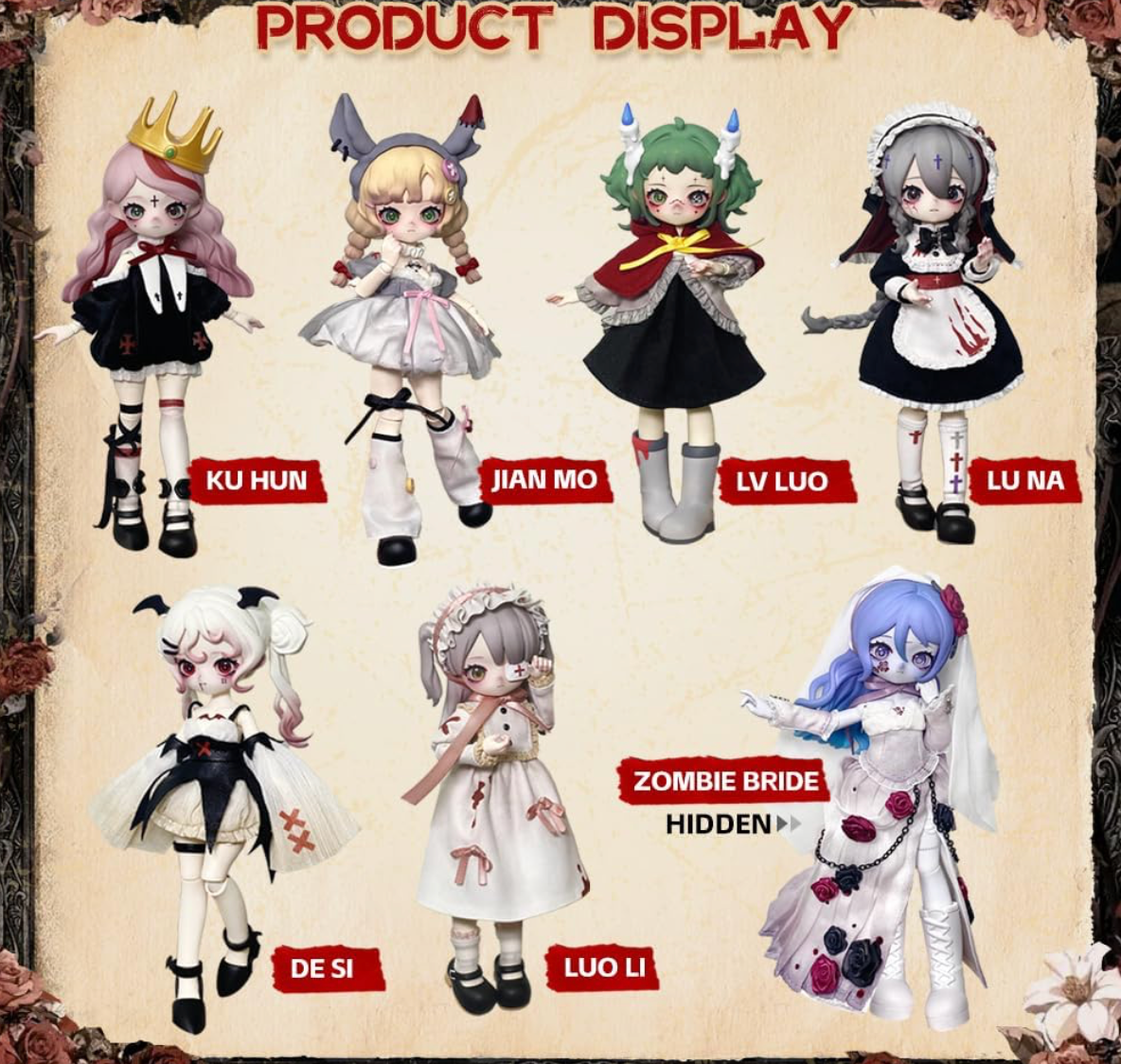 Nyssa Bizarre Nightmare Series ActionAnime Figure BJD Doll Toys