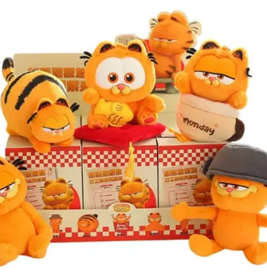 Garfield working week Plush toy Blind Box