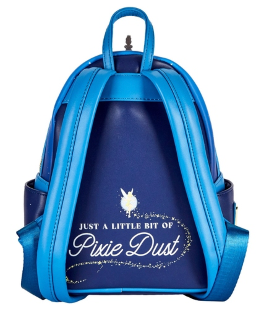 Loungefly Disney Peter Pan Clock Glow in the Dark Mini Backpack