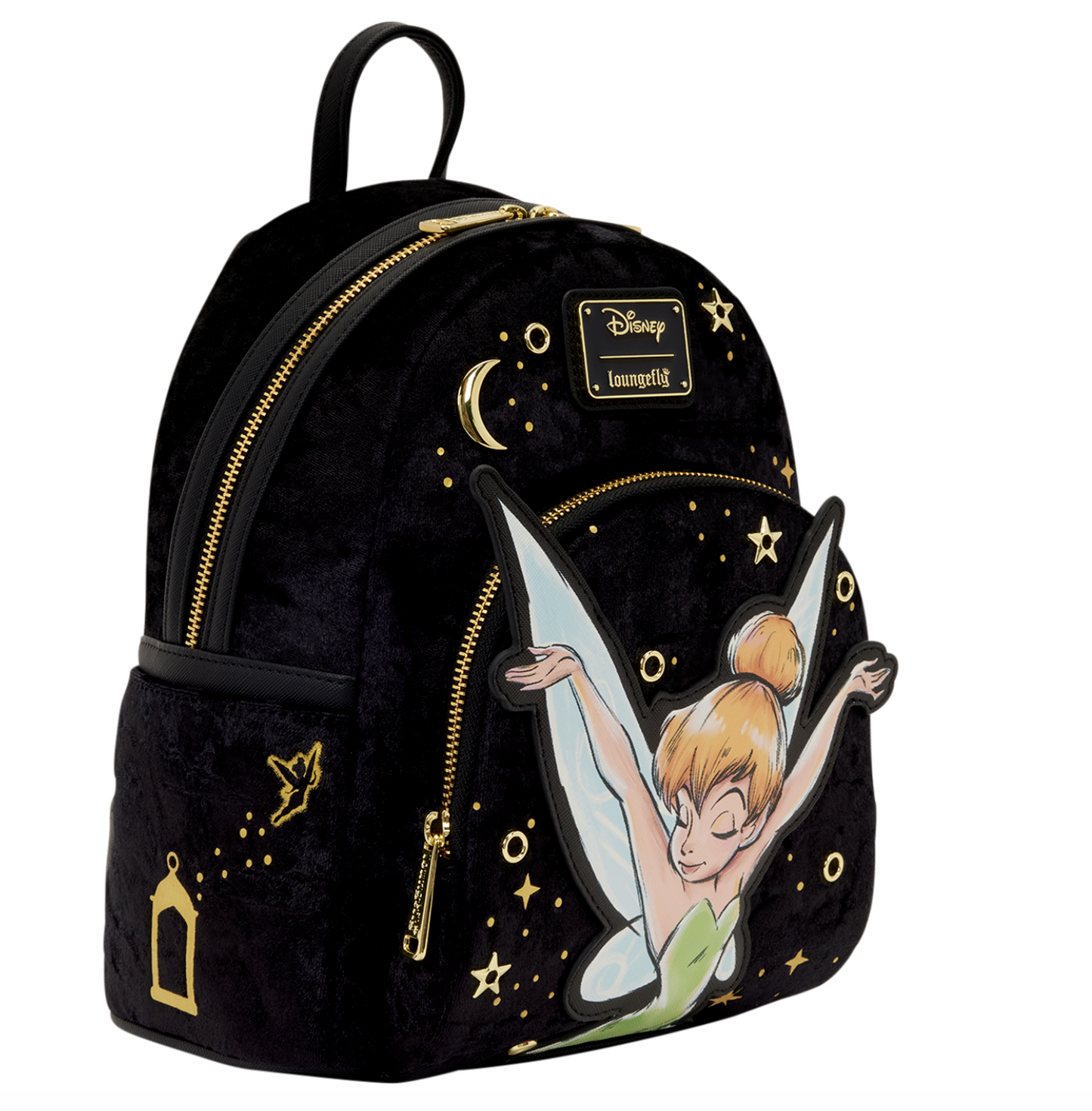 Loungefly Tinker Bell Pixie Dust Velvet Mini Backpack