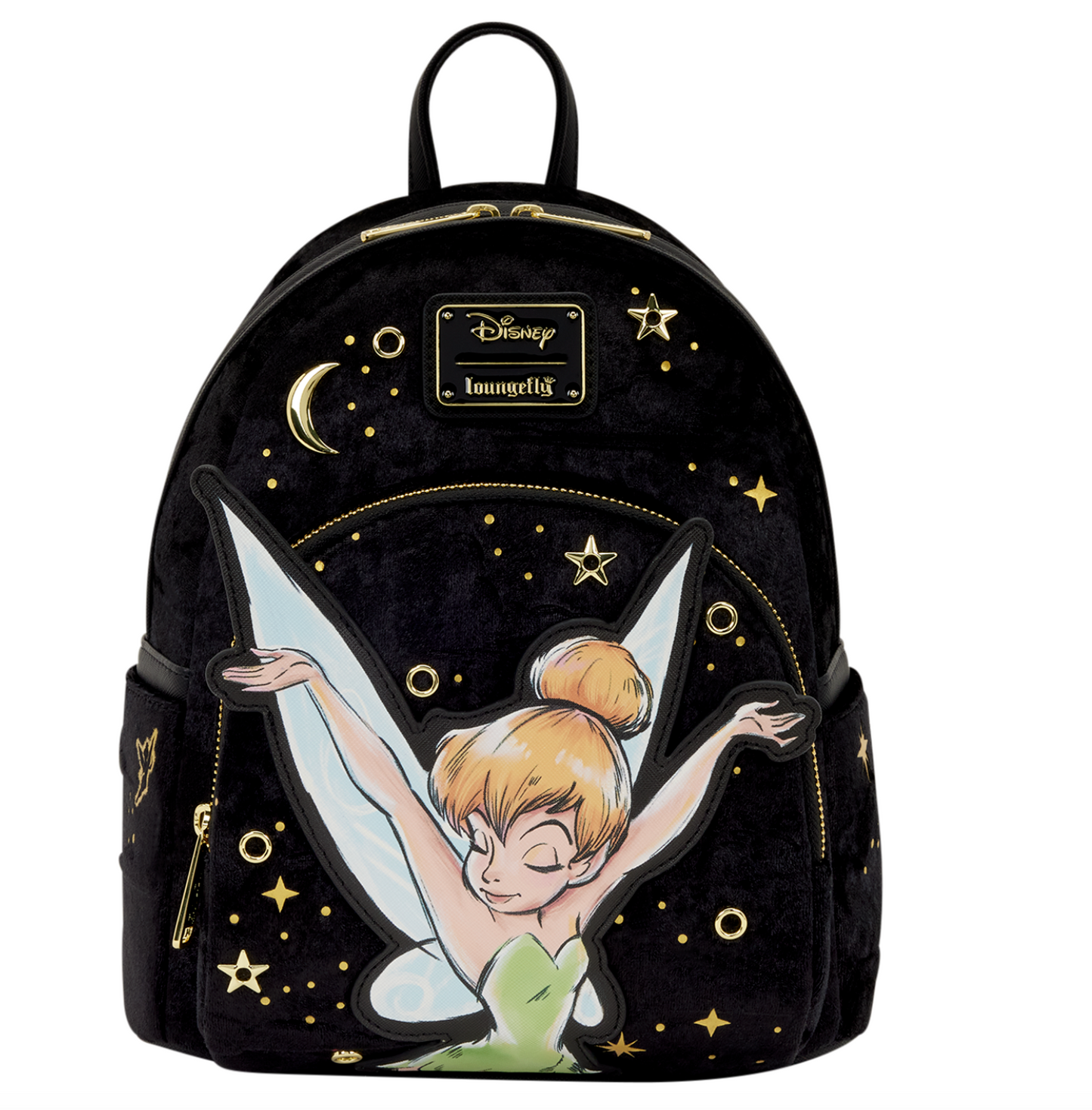 Loungefly Tinker Bell Pixie Dust Velvet Mini Backpack