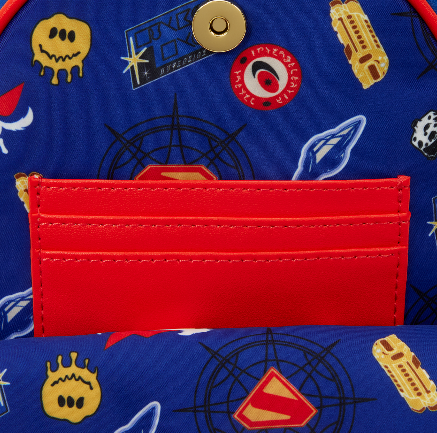 Loungefly DC Comic Supergirl Krypto Sling Crossbody Bag with Coin Bag
