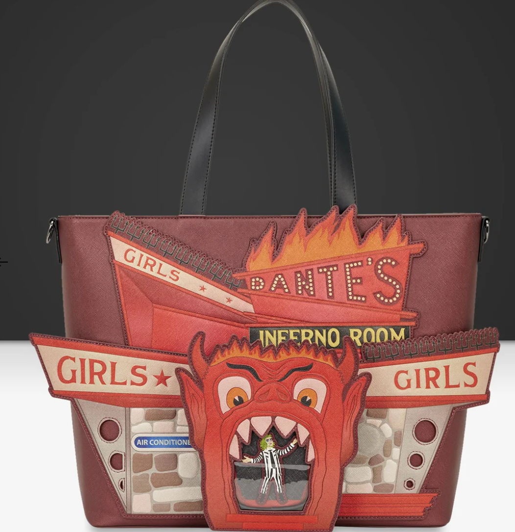 Loungefly Warner Bros Beetlejuice Tote Bag