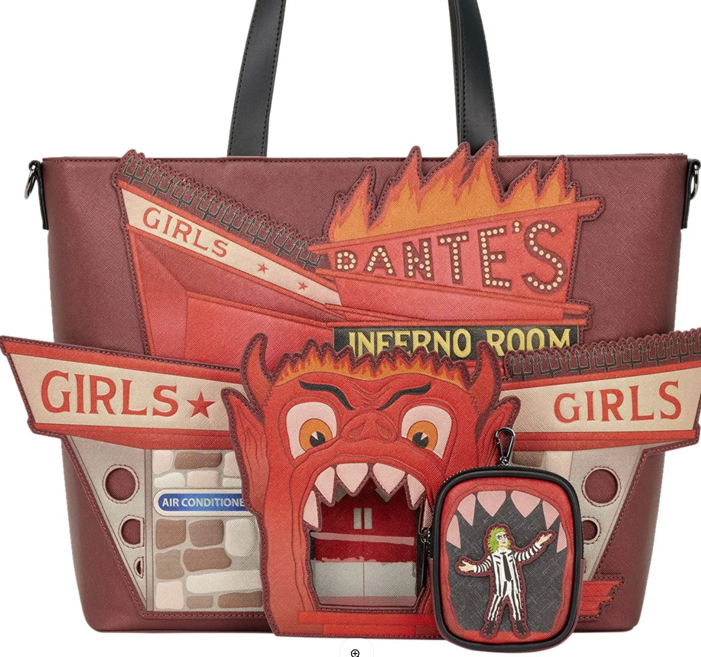 Loungefly Warner Bros Beetlejuice Tote Bag