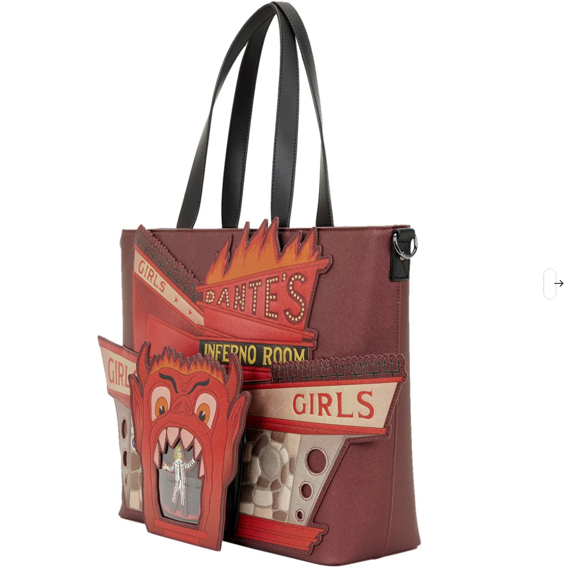 Loungefly Warner Bros Beetlejuice Tote Bag