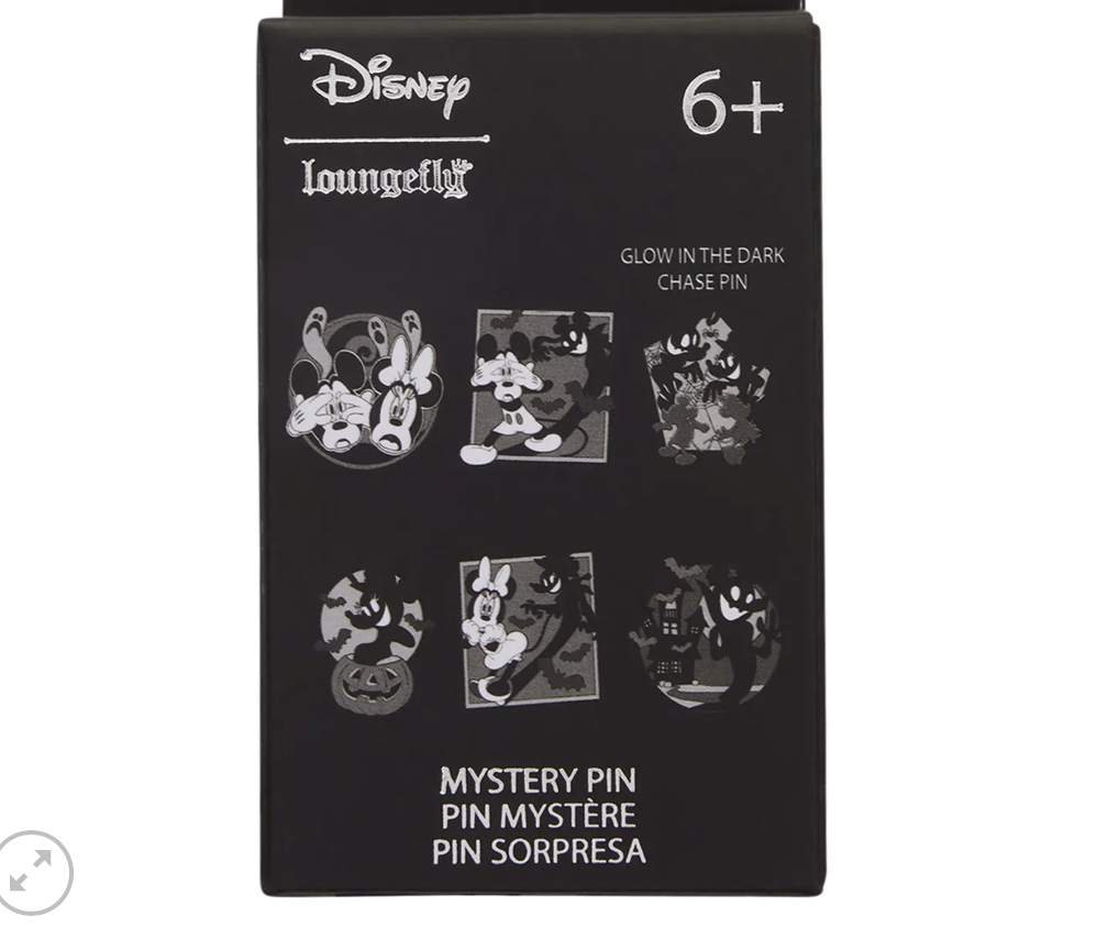 Mickey and Minnie Ghost Disney Loungefly Blind Box Enamel Mystery Pin
