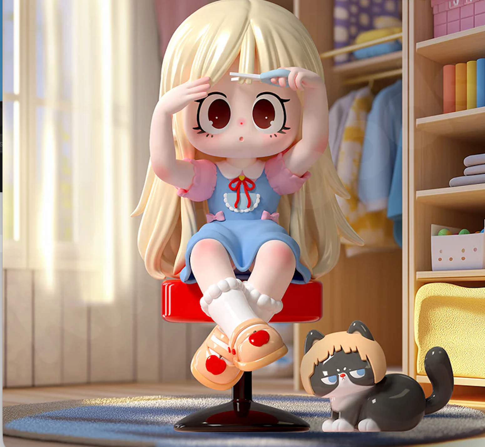 Drama Van Milay Daily Times Series blind box collectible figure mystery toy close up