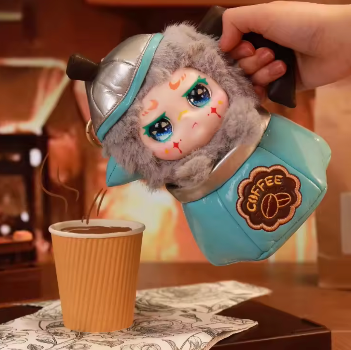 Kimmon Lets Café plush blind box mystery collectible kawaii toy