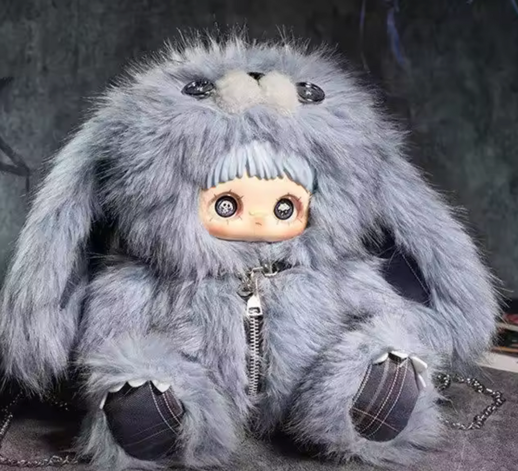 Maymei Rebel Bag blind box plush bag mystery collectible close up